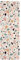 Bilderwelten Garderobe Steinoptik 105cm x 34cm Terrazzo Muster Modern Garderobenhaken Garderobenpaneel Flurgarderobe Flur-Möbel Wandgarderobe Holz