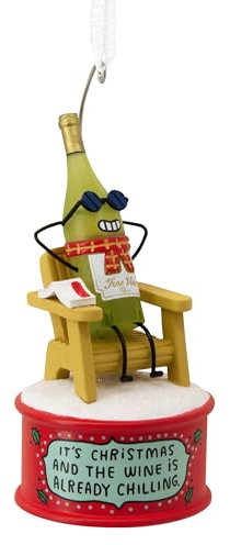 Hallmark Wine is Chilling Weihnachtsdekoration, lustiges Geschenk