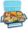 Diompirux 1L Bento Boxen mit 4 FäChern, Langlebig und auslaufsicher, BPA-frei, Mikrowellengeeignet, Wasserdicht und Spülmaschinenfest, Brotzeitbox Brotbox,Essensbox Jausenbox,Frühstücksbox Vesperdose