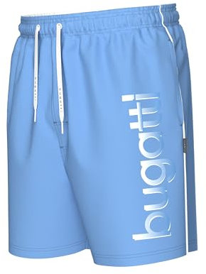 Bugatti Herren Giovanni Men, Swim Shorts 428969, Blue, M
