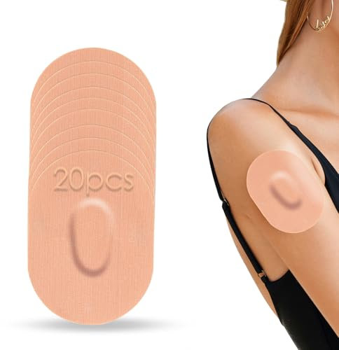 20 Stück Dexcom G6 Wasserfest Pflaster, Selbstklebend Overpatch, Adhesive Patch 10 Tage Klebekraf, Hautfreundlich Pflaster für Dexcom G6 für Schwimm & Bad, Braun von YOUSHARES