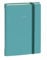 Quo Vadis - Kalender – 2025 – Minister Prestige – Wochenkalender – mehrsprachig – Seide – Blau – 13 Monate von Dezember bis Dezember – 16 x 24 cm – Papier Clairefontaine Elfenbeinfarben – hergestellt