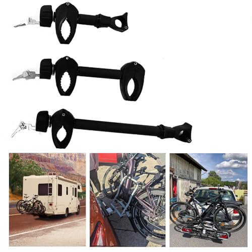 Fahmenhalter kurz,bschließbar, für U-Bügelrohr: Ø 3.0 cm für Fahrradhalter Halterung Befestigung Fahrrad Rad Fahrradträger