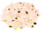GoldRock 50g Konfetti Rosegold Rosa,ca. 6000 Stück Rosa Konfetti Hochzeit,Luftschlangen Rosegold,Tischdeko Hochzeit,Confetti Deko Rosegold,Glitzer Konfetti Bunt Groß,Streudeko Geburtstag Pastell Gold
