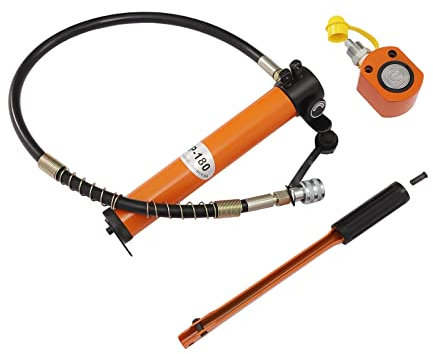 Hydraulic Hand Pump Portable Hydraulic Flange Spreader 10T Split Type Hydraulic Flange Spreader with 0.43 Stroke Lifting Cylinders, Hydraulic Tool for Using with Varieties of Hydraulic Tools