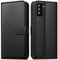 EASDNB Handyhülle für Samsung Galaxy S21 Hülle Wallet Premium Leder Klappbar für Samsung S21 5G Flip Case Magnet Kartenfach Standfunktion Tasche Schutzhülle für Galaxy S21,Schwarz