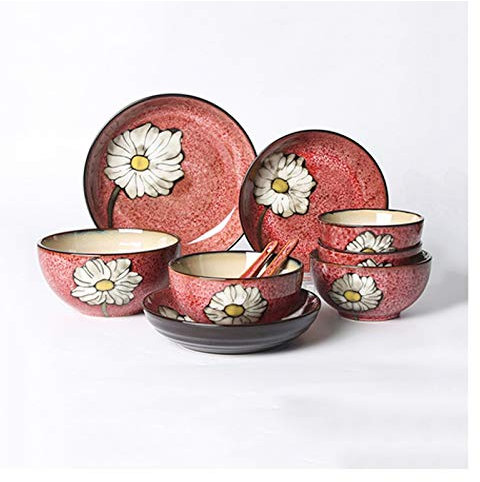 Juego De Vajilla De Cerámica De 10 Piezas Platos De Cena Pulidos Y Duraderos Vajillas Completas Baratas