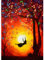 Bowetile 5D Diamond Painting Bilder Frau, Person auf der Schaukel Diamond Painting Set für Erwachsene und Kinder, Komplettes DIY Diamond Art Malen Stickset für Kreuzstichbilder, Wohnkultur 30x40 cm
