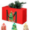 Christmas Tree Storage Bag 4FT 5FT 600d Oxford Fabric Small Christmas Tree Bag 3FT for Ornament Storage 100 X 45 X 28cm with 3 Christmas Decoration Storage Bag 30X40cm