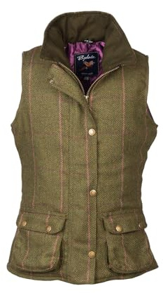 Rydale Girls Tweed Waistcoat Body Warmer British Made Childrens Tweed Gilet Kids Bodywarmer Vest