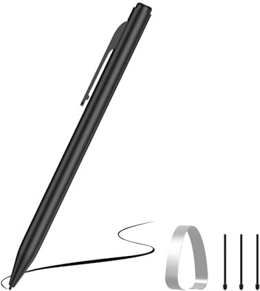 iafer Galaxy Pen with Eraser, EMR Stylus Pen with Tilt, Palm Rejection, 4096 Pressure Sensitivity, Magnetic Adsorption, 3 Pen Tips for Galaxy Tab/Kindle Scribe/Boox/Wacom