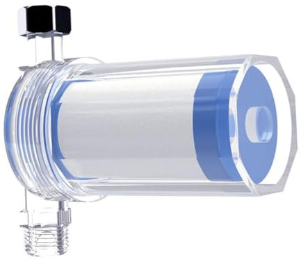 KONTONTY Multipurpose Wasserfilter Mit Filterelement Für Haushalts-duschbrause Waschmaschine Und Wasserhahn Kalkfilter Für Hartes Wasser Effektive Wasserreinigung Blauer Filtergehäuse