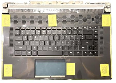 RTDPART Laptop Palmrest For Alienware X17 R2 0718M9 718M9 AM3Q300901 02PFRW 2PFRW With 000R45 00R45 English US Mechanical Keyboard Black Upper Case New