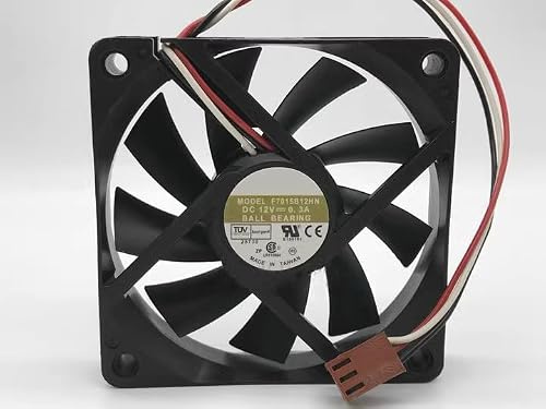 cooling fan F7015B12HN 7CM DC12v 0.3A 7cm Dual Ball Server CPU Fan