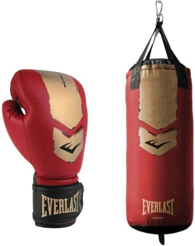 Everlast Prospect Jugend/Kinder Handschuh- & Pratzen-Set, Handschuhe, Pratzen & Kopfschutz, Schützende MMA- und Kickbox-Ausrüstung