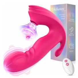 Vibromasseurs Feminin Succion Clitoridien à Porter Télécommande Sex Toys | 10 Modes Vibration Suceurs Sexes Toye Femmes a Distance Silencieux Silicone Doux Sextoyse Femme Sex Couple Plaisir