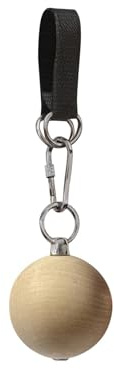 Okiyakusama 2 Piezas Bola Agarre Potente Bola Climbing Bola Fortalecedora Bola Ejercitadora Brazos Material Madera con Gancho de Acero Inoxidable Adecuado para en