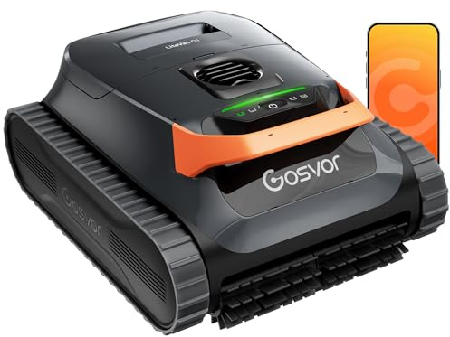 Gosvor LiteVac G1 Robot Piscine Fond et Parois sans Fil, Orange