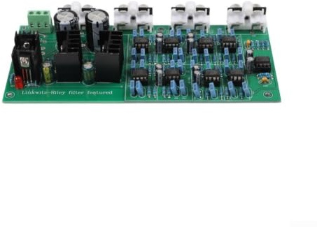 Crossover electrónico de 3 vías con filtro Linkwitz-Riley, salida de 6 canales para HiFi DIY, frecuencia de separación ajustable 310 Hz/3,1 kHz, amplificador operativo NE5532, calidad de sonido