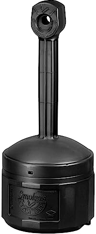 Justrite 2680 Original Smoker Cease Fire® Sicherheits-Standascher 41.9cm x 97.8cm Deco Schwarz