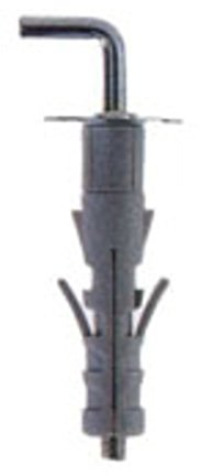Fischer, Tasselli SB 12/L2 con gancio medio (50 Pezzi), Universali per Il Fissaggio di Lampade, Specchi, Mobili su Muro e Cemento