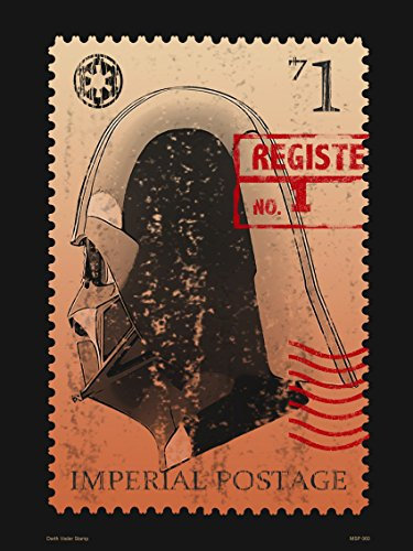 onthewall Darth Vader Star Wars Stempel Poster Kunstdruck (40 x 30 cm)