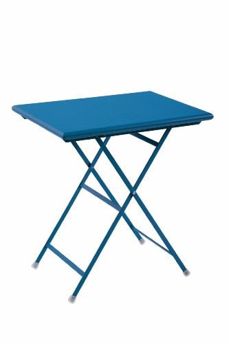 Emu 303346100N Arc En Ciel Klapptisch 334, 50 x 70 cm, pulverbeschichteter Stahl, petrolblau