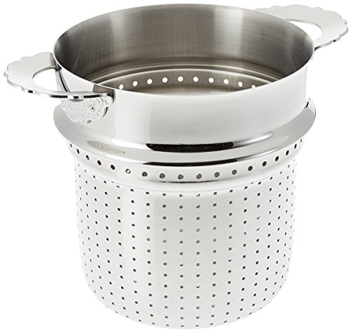 Alessi Dressed Pierced Basket for pasta set Stainless Steel