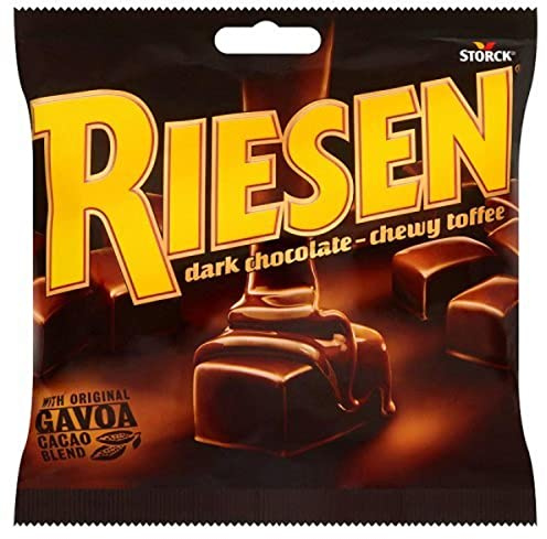 Riesen Dark Chocolate Chewy Toffee 135G