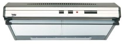 Beko CFB 6433 X Campana extractora de pared de acero inoxidable de 365 m³/h - Campanas extractoras (montaje en pared, acero inoxidable, barra de desplazamiento, metal)