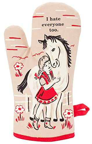 Blue Q I Hate Everyone Too Oven Mitt