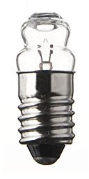 SPAHN-10 Stück Glühlampe 2,2V 300mA E10 NF 11,5x24mm Glühbirne Lampe Birne 2,2Volt 300mA neu 10er Pack