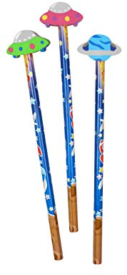Bleistift mit Radiergummi Weltraum, 1 Stück