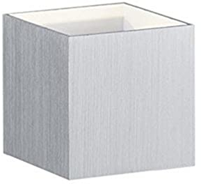 Trio Leuchten LED Wandleuchte 223310105 Louis, Aluminium/innen weiß, 4.3 Watt LED, 10 x 10 x 10 cm