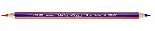 FABER-CASTELL Farbstift JANUS rot/blau