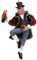 Nutcracker Ballet Gifts, Ballerina Weihnachtsbaumschmuck, Harz, Nussknacker, Ballett, Dekorationen, Weihnachtskugeln für Ferienhausdekoration, 10,2 cm, Onkel Drosselmeyer
