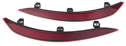 CarWorld Rücklicht Für Au-di A3 S3 2017 2018 2019, Neu 2X Auto Heckstoßstange Reflektorlicht Nebelscheinwerfer Heckstoßstange Nebelscheinwerfer 8V5945106D 8V5945105D