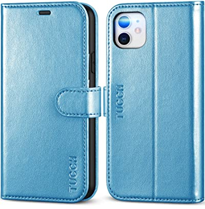 TUCCH Hülle für iPhone 11 (6,1), Glitzer Blau