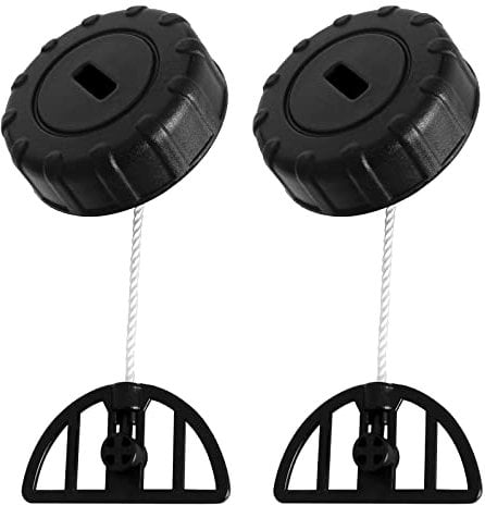 CLSR2U Replaces Part 1130 350 0500 Gas Cap- Fuel Oil Filler Cap Compatible with Stihl Chainsaw MS170 MS180C MS 180 017 018 MS190 T MS191 T 019 T Chain Saw, 2 Pack, Replace 11303500500