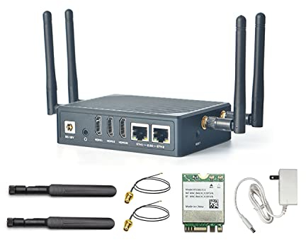 NanoPC-T6 Computer WiFi Router Open Source Smart IoT Gateway mit LPDDR4X 16 GB RAM 256 GB eMMC 6Tops NPU Rockchip RK3588 SoC Onboard miniPCIe M.2 E-Key Slot Unterstützung M.2 NVMe SSD WiFi Modul
