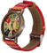 Boho/Bohemian Hippie Chic Damen Uhr Mit Mehrfarbigem Regenbogenmuster Leicht Lesbares Zifferblatt Großen Zahlen Pu Leder Armband Für Alltag, Festivals Freizeit Zeitloses Design Stilbewusste Frauen Im