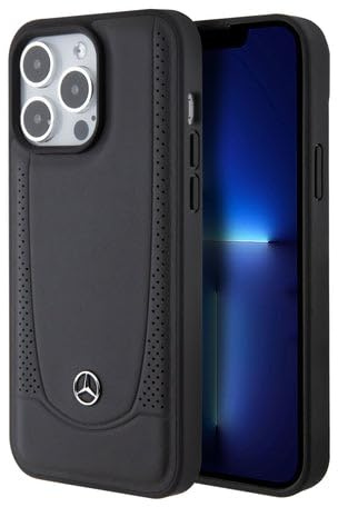 Mercedes MEHCP15XARMBK Hülle für iPhone 15 Pro Max 6.7 Schwarz hardcase Leather Urban