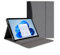 Tablet Case for Microsoft Surface Pro 11/10/9/8 13 Inch - Multiple Angle Viewing Cover With Pocket & Stylus Holder (Grey)