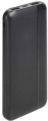 RIVACASE Powerbank 10000 mAh, Externer Akku mit hoher Ladekapazität, Typ-C Eingang/Ausgang, 2 Eingängen und 2 Ausgängen, Kompatibel mit iPhone, Samsung, Huawei u. a. (10000 mAh)