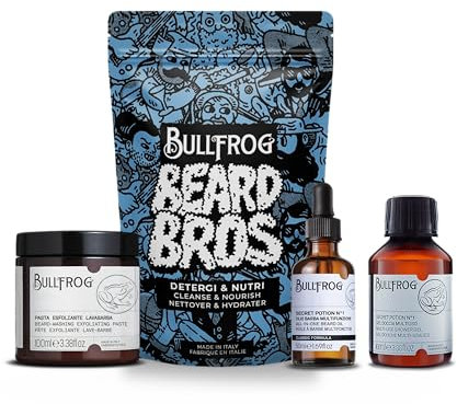 Bullfrog Beard Bros Kit: Reiniger & Nutri