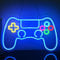 Looklight Gamer Neon Sign Insegna al neon a forma di gamepad per l'arredamento della stanza dei giocatori, Insegne al neon per giochi per la stanza dei ragazzi Insegna al neon dimmerabile