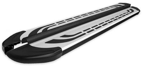 2Pcs Car Side Skirts for Dacia Duster 2010-2018, Anti-Collision Boards Step, Car Side Steps Protector Body Protection Kit Car Exterior Styling Accessories