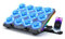 Trullypine - Refroidisseur PC Ordinateur Portable - 12 Ventilateurs Silencieux - 5 Hauteurs réglables - Ergonomique - Compatible 12'' à 17.3'' (LCD)