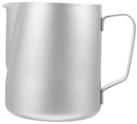 TOBBOMEY Töpfe und Blumen dampfender Kaffeeaufschäumer capuccinotassen kaffeekanne kaffeevollautomat espressomaschine Milchkännchen aus Edelstahl Milchaufschäumer Rostfreier Stahl