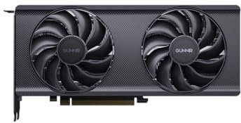 WEELIAO GUNNIR Intel Arc B580 Carte graphique 12 Go GDDR6 2670 MHz double ventilateur (192 bits, PCI-Express 4.0 x8, un HDMI trois ports d'affichage, prend en charge 4K) (B580 Index Noir)
